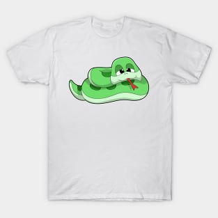 Snake with green Stains T-Shirt